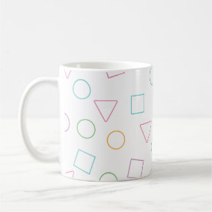 Geometrische Adventure-Kaffee-Tasse Kaffeetasse
