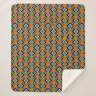 Geometrische Ananas Sherpadecke
