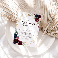 Geometrische Aquarellbräunchen Brunch Shower