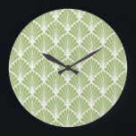 Geometrische Art Deco, nahtloses Muster Große Wanduhr<br><div class="desc">Nahtlose geometrische Art Deco Muster. Abstrakter Vintager blumiger Hintergrund. Die künstlerische Schönheit eines geometrischen Art-Déco-Musters mit einer Touch Vintager Blumeneleganz zu schätzen. Bewundern Sie die faszinierende Schönheit eines geometrischen Art-Déco-Musters, das mit Vintagen Blumendetails akzentriert ist. Muster, Deko, Jugendstil, Blatt, Hintergrund, abstrakt, Illustration, Blume, Textur, Dekoration, Mode, Vintag, floral, Retro, Linie,...</div>