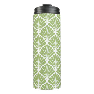 Geometrische Art Deco, nahtloses Muster Thermosbecher