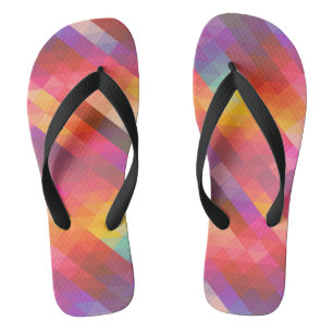 Geometrische Art Geometrische Fotografie Kaleidosk Flip Flops