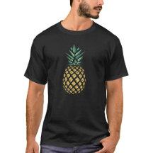 Geometrische Art-goldene Ananas