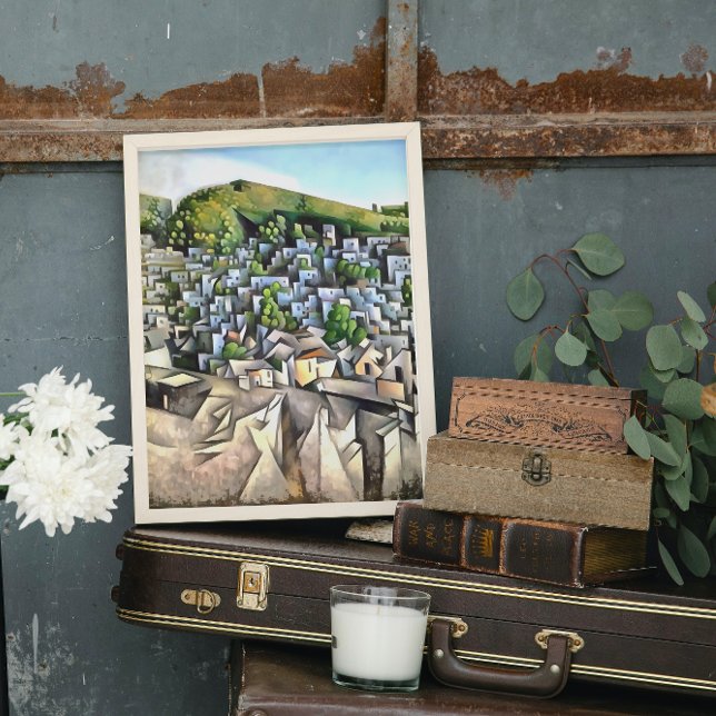 Geometrische Art von Kayakoy Leinwanddruck (Von Creator hochgeladen)