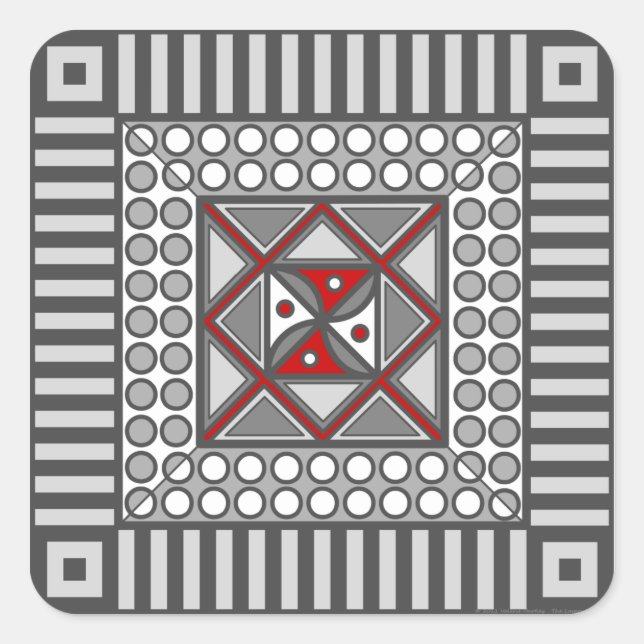 Geometrische Aufkleber (Vorderseite)