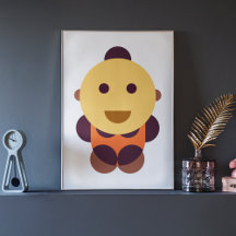 Geometrische Babykunst