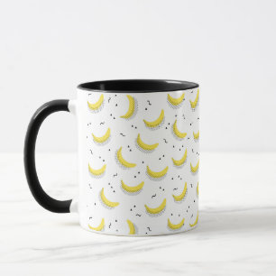 Geometrische Bananen Tasse