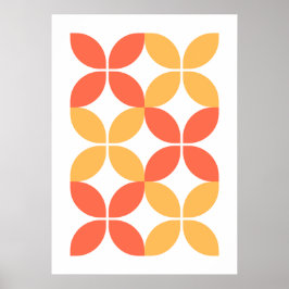 geometrische Bauhaus-Formen Poster