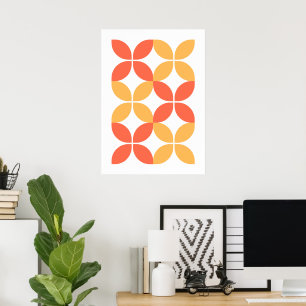 geometrische Bauhaus-Formen Poster