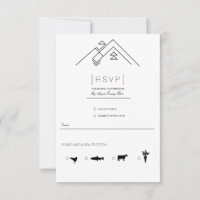 Geometrische Berge | Modernes Schwarz/Weiß-UAWG
