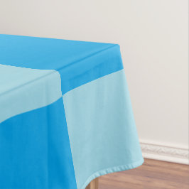 Geometrische blaue quadratische Blöcke Tischdecke