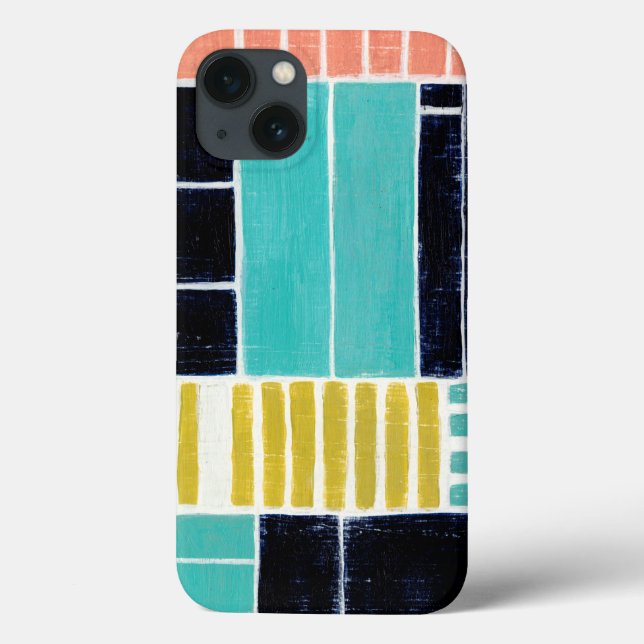 Geometrische Blöcke Case-Mate iPhone Hülle (Rückseite)