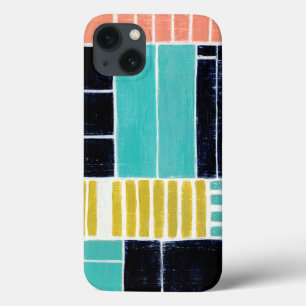 Geometrische Blöcke iPhone 13 Hülle