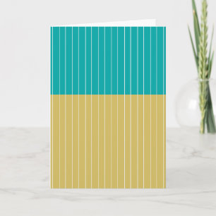 geometrische Blöcke und Linien, gelb blau Karte