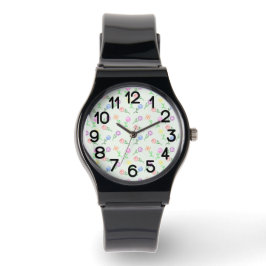 Geometrische Blume Armbanduhr