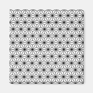 Geometrische Blume Isosceles-Dreieck-Muster Magnet