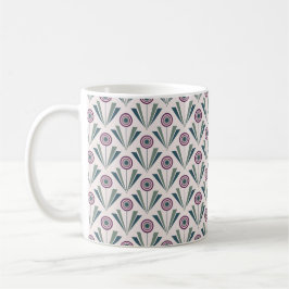 Geometrische Blume Kaffeetasse
