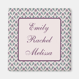 Geometrische Blume Magnet