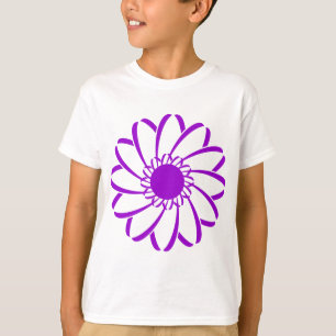 Geometrische Blume T-Shirt