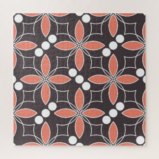 Geometrische Blume, Vintages künstlerisches Muster
