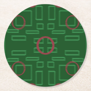 Geometrische Boxen zum Untersetzer von Grünbuch