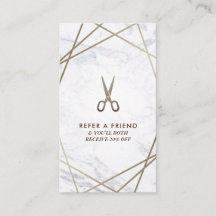 Geometrische BrawnScissorsMarble HairRefer Vertika