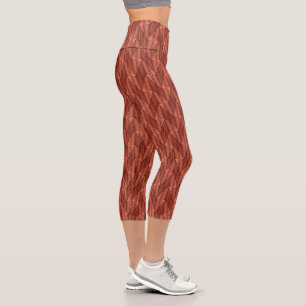 Geometrische Cedar Hochwaisted Capri Leggings