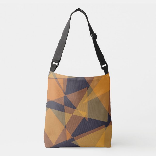 Geometrische, coole, trendige, moderne, einfache D Tragetaschen Mit Langen Trägern (Vorderseite)