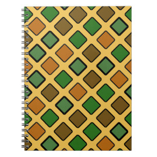 geometrische Diagonalneigung Notizblock
