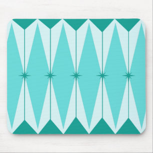 Geometrische Diamanten & Sternenexplosionen-Mauspa Mousepad