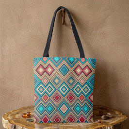Geometrische Diamanten Tasche