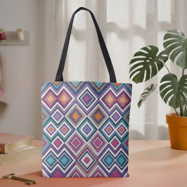 Geometrische Diamanten Tasche