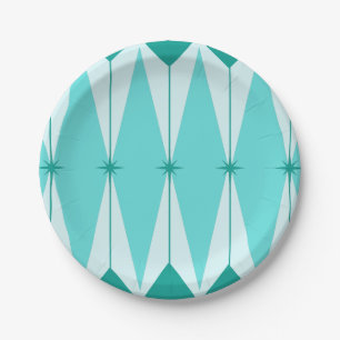 Geometrische Diamanten u. Pappteller