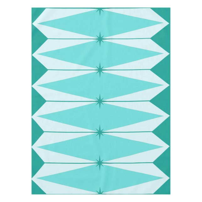 Geometrische Diamanten u. Tischdecke (Vorderseite)