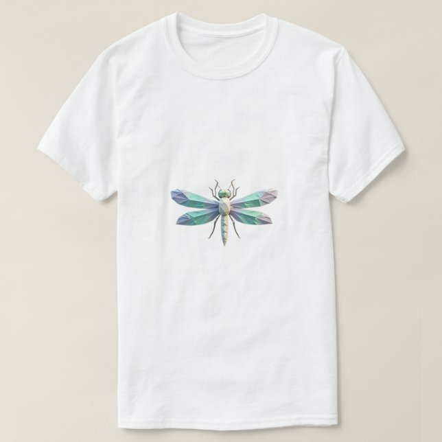 Geometrische Dragonfly T-Shirt (Design vorne)