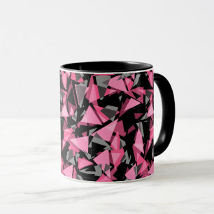 geometrische Dreiecksformen Muster Tasse