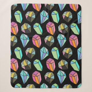 Geometrische Edelsteine Sherpa-Decke Sherpadecke