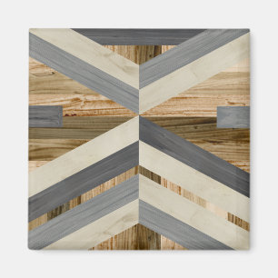 Geometrische Einlegearbeit Magnet