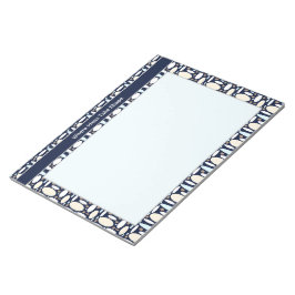 Geometrische Eleganz Notizblock