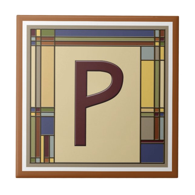 Geometrische erste Aktion für wunderschöne Kunst u Fliese (Vorderseite)