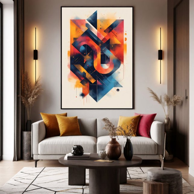 Geometrische Explosion Poster (Von Creator hochgeladen)