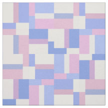 Geometrische FarbblockRechtecke - Rosa und Blau