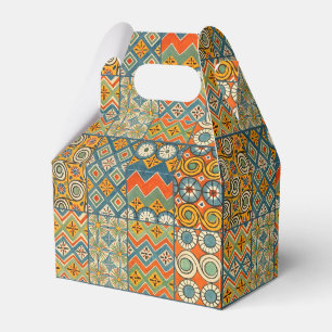 Geometrische farbenfrohe antike ägyptische Grafik Geschenkschachtel