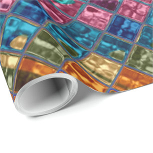 Geometrische Fliesen Mosaikmuster #8 Geschenkpapier