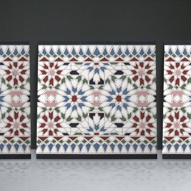 Geometrische florale marokkanische Wohngestaltung  Fliese (Von Creator hochgeladen)