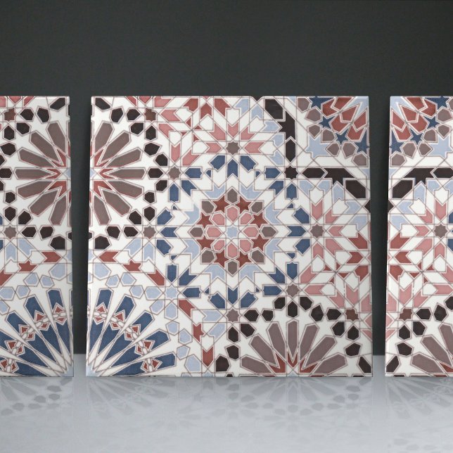 Geometrische florale marokkanische Wohngestaltung  Fliese (Von Creator hochgeladen)