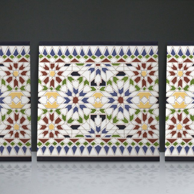 Geometrische florale marokkanische Wohngestaltung  Fliese (Von Creator hochgeladen)
