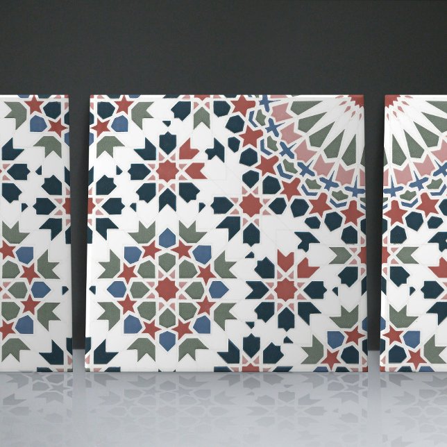 Geometrische florale marokkanische Wohngestaltung  Fliese (Von Creator hochgeladen)