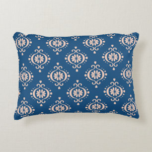 Geometrische Folklore Damaskus-Ornament der Ikat Dekokissen