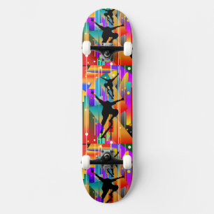 Geometrische Form Abstrakter Skateboard-Sport Skateboard